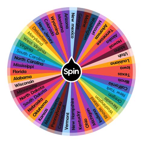 wheel decide|50 states wheel decide.